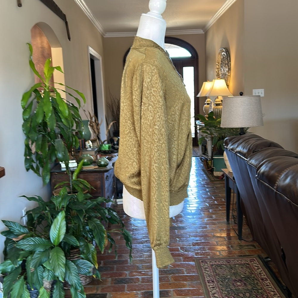 Maeve by Anthropolgie Satin bomber Jacket szM - Picture 5 of 15
